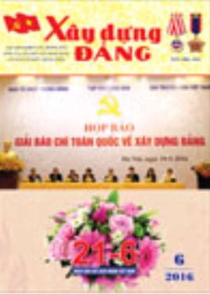 Tạp chí Xây dựng Đảng số 6/2016